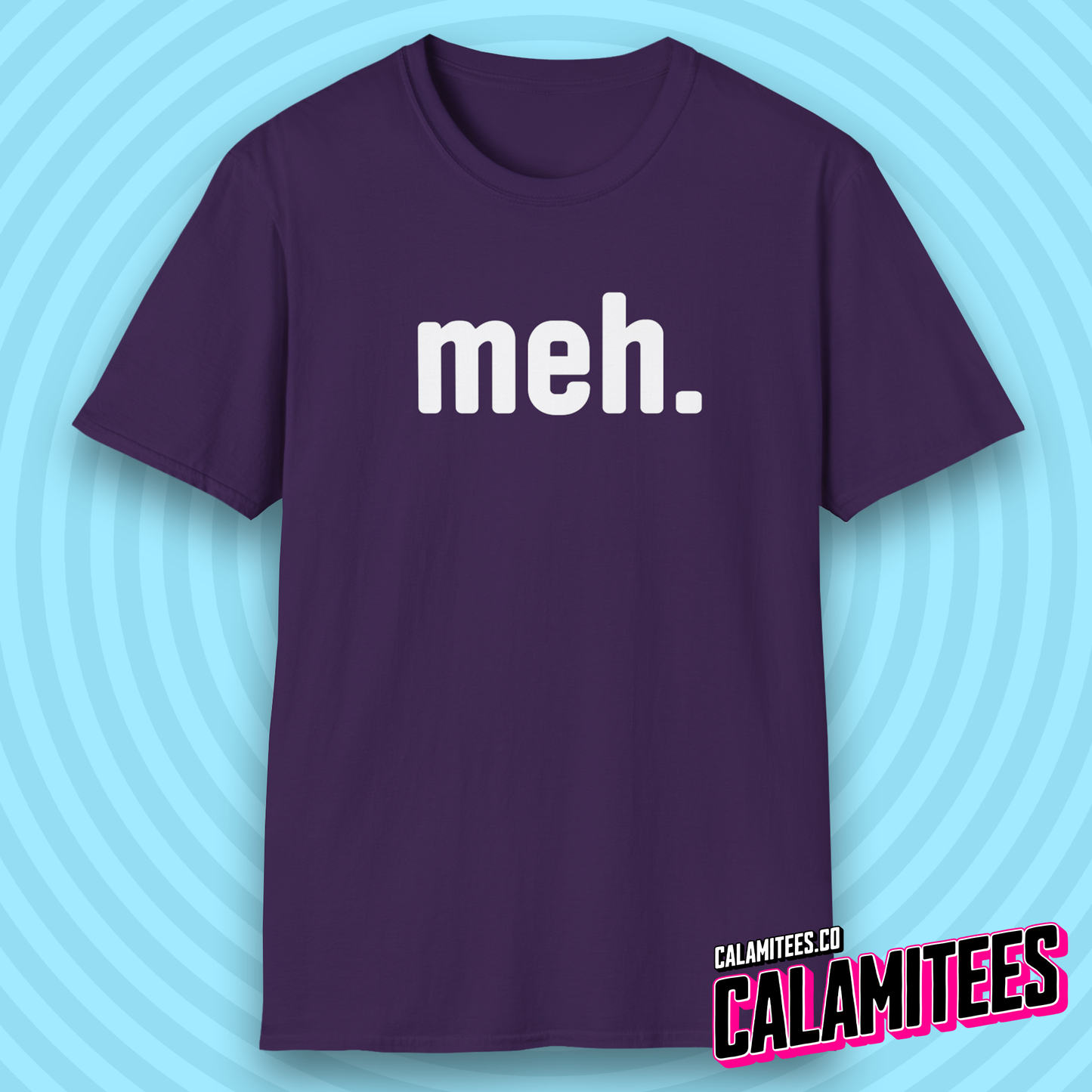 meh. Unenthusiastic Mood Humor T-Shirt