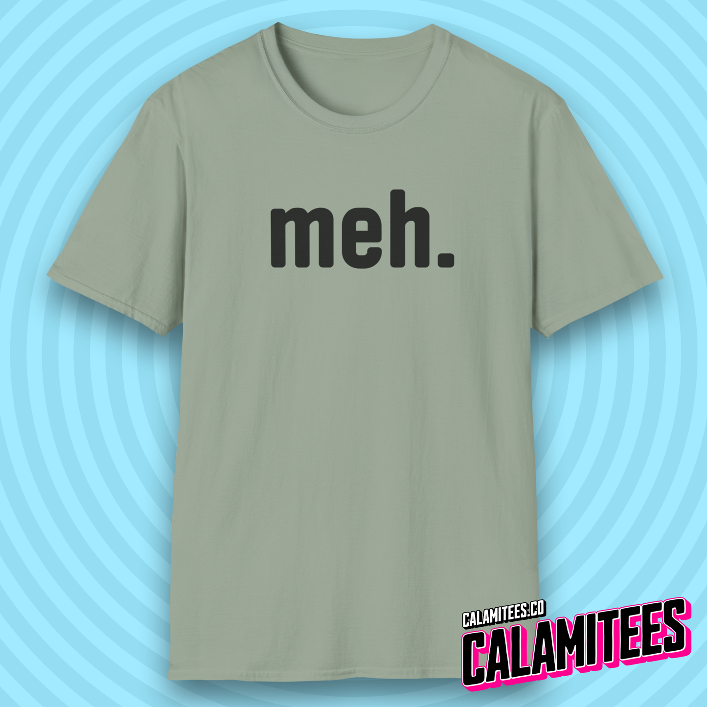 meh. Unenthusiastic Mood Humor T-Shirt