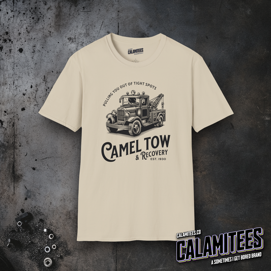 Camel Tow - Camel Toe Towing Joke T-Shirt