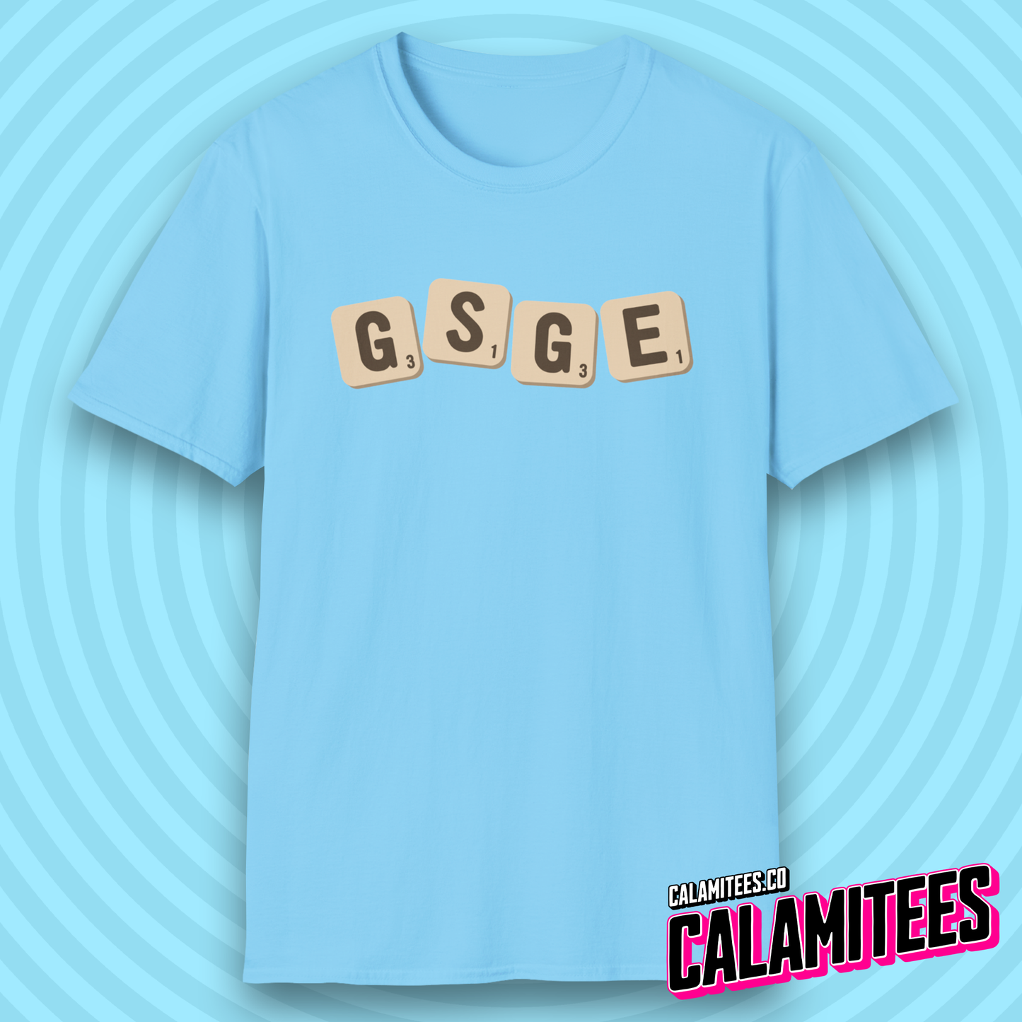 Scrambled Eggs (Scrabbled Eggs) Scrabble Word Game Pun T-Shirt