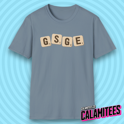 Scrambled Eggs (Scrabbled Eggs) Scrabble Word Game Pun T-Shirt