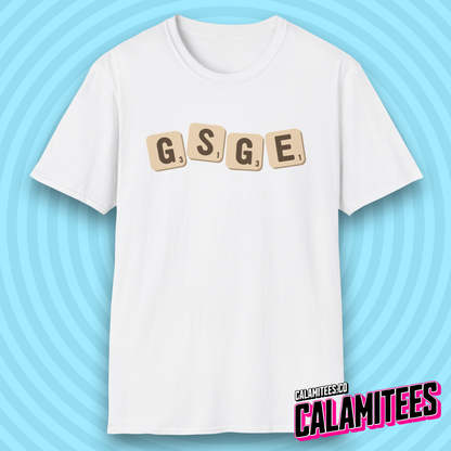 Scrambled Eggs (Scrabbled Eggs) Scrabble Word Game Pun T-Shirt