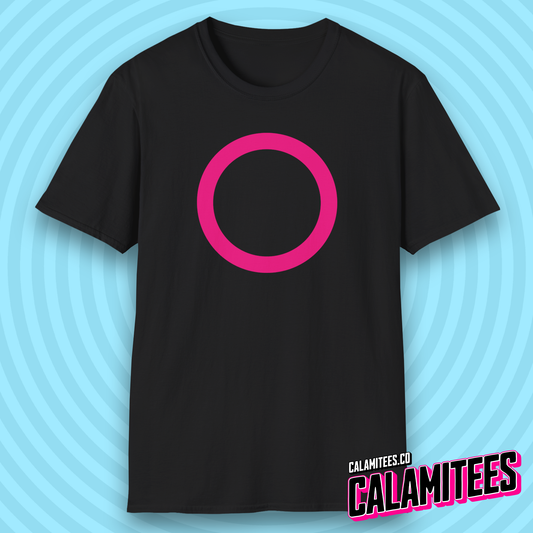 Circle Worker Masked Staff Squid Game Shape Fan T-Shirt