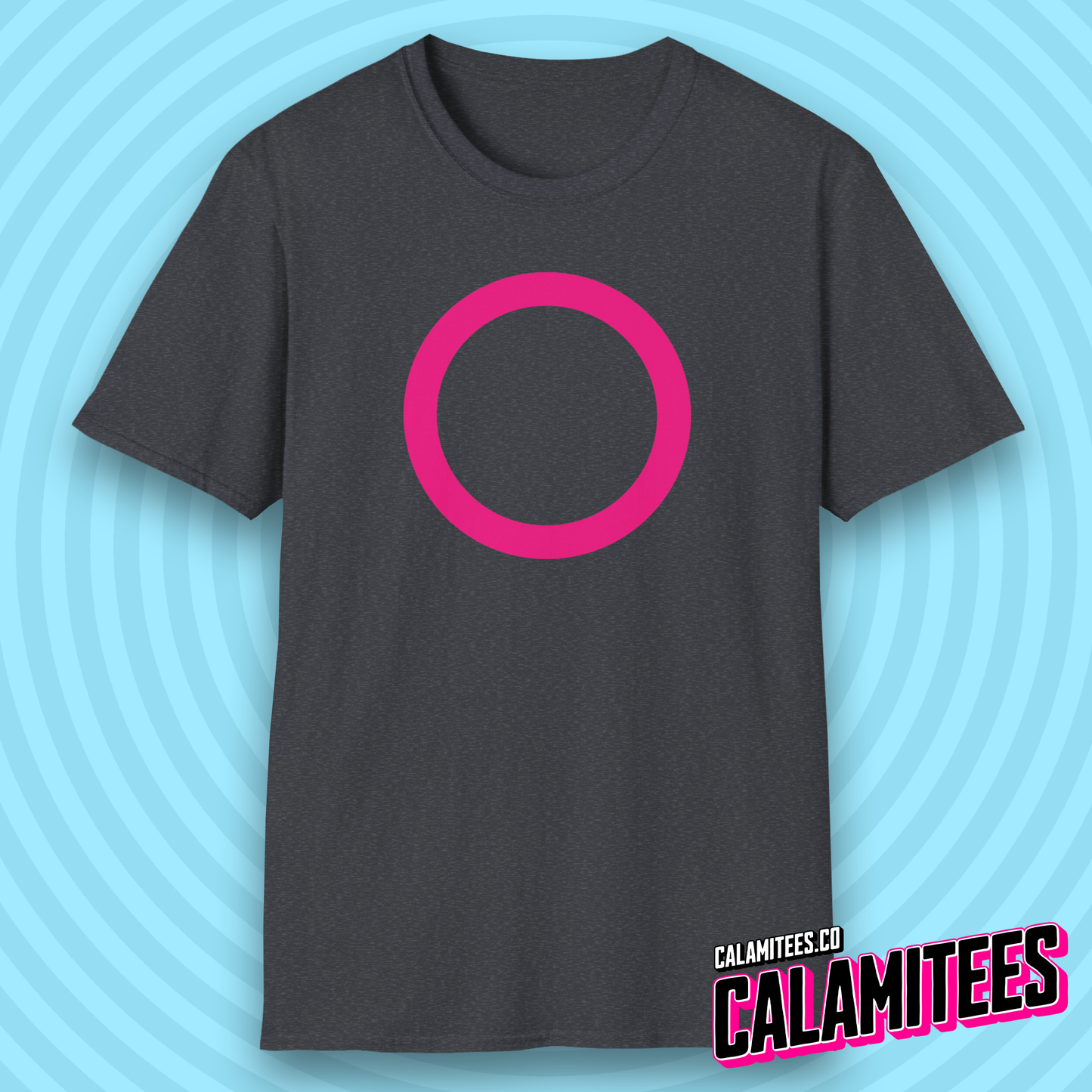 Circle Worker Masked Staff Squid Game Shape Fan T-Shirt