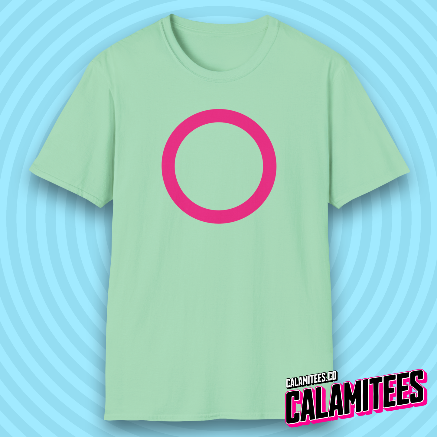 Circle Worker Masked Staff Squid Game Shape Fan T-Shirt