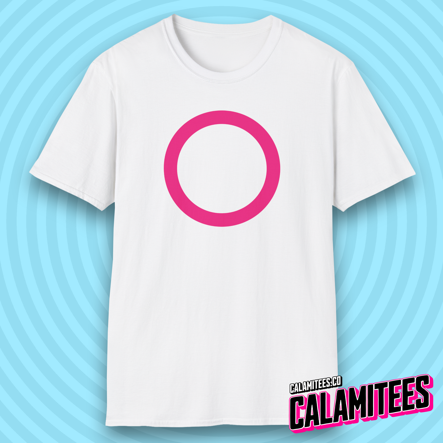 Circle Worker Masked Staff Squid Game Shape Fan T-Shirt