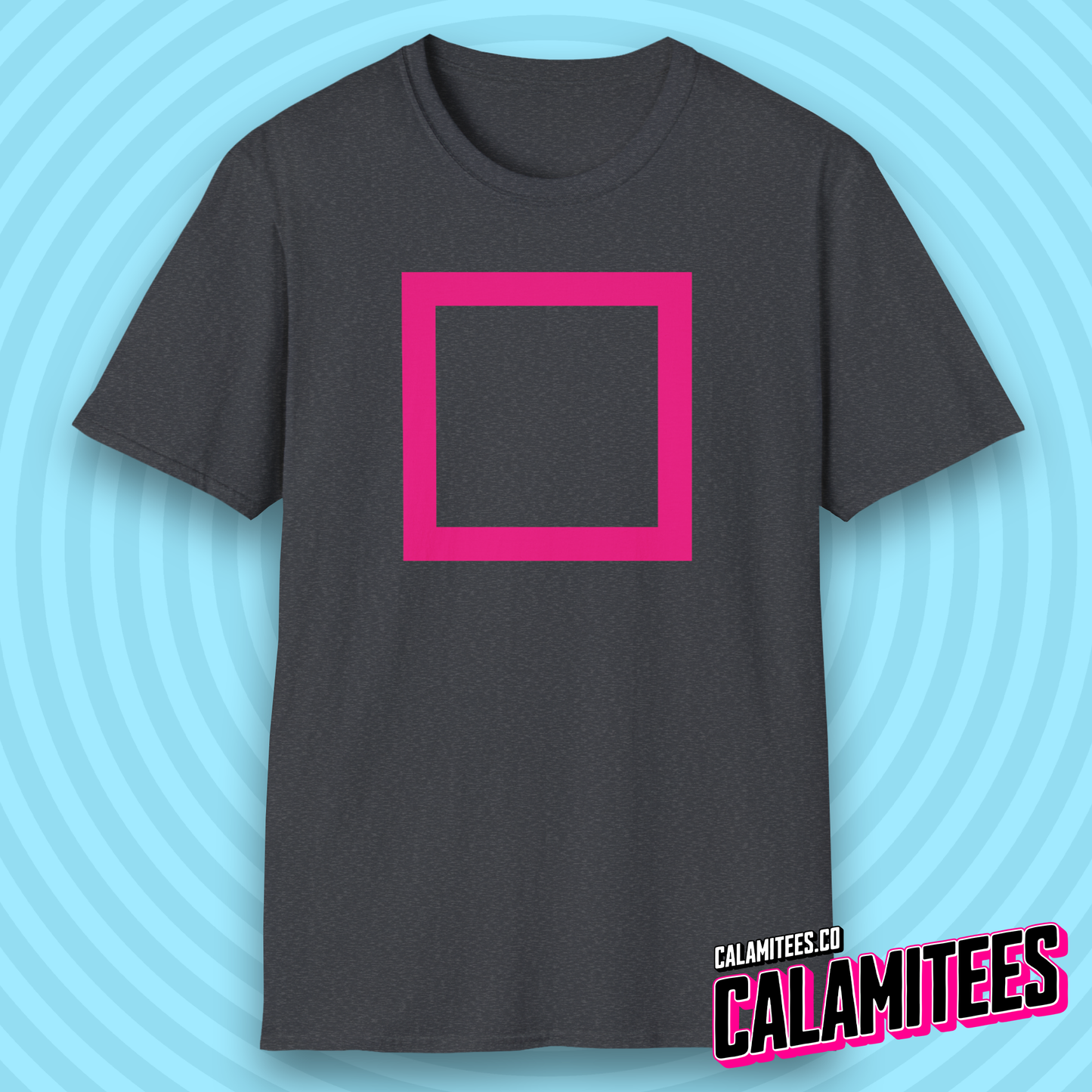 Square Manager Masked Staff Squid Game Shape Fan T-Shirt