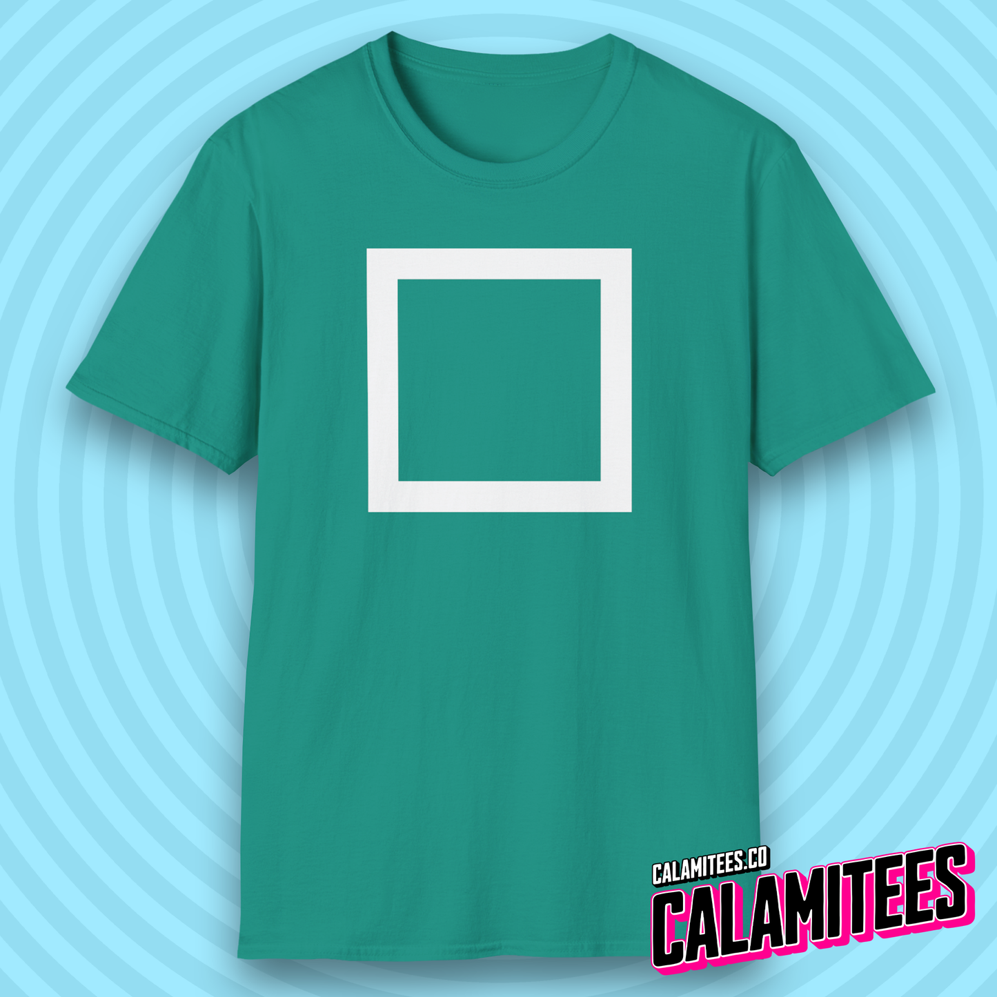 Square Manager Masked Staff Squid Game Shape Fan T-Shirt