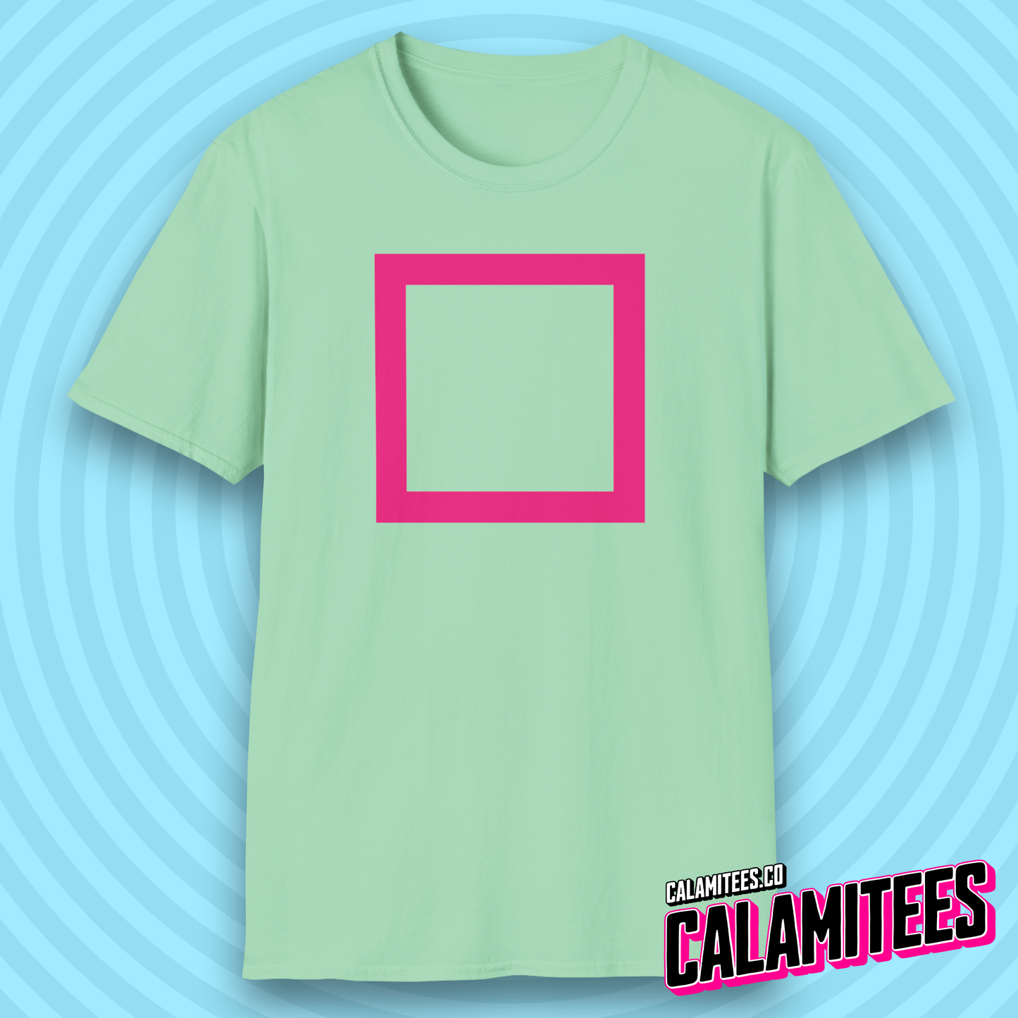 Square Manager Masked Staff Squid Game Shape Fan T-Shirt