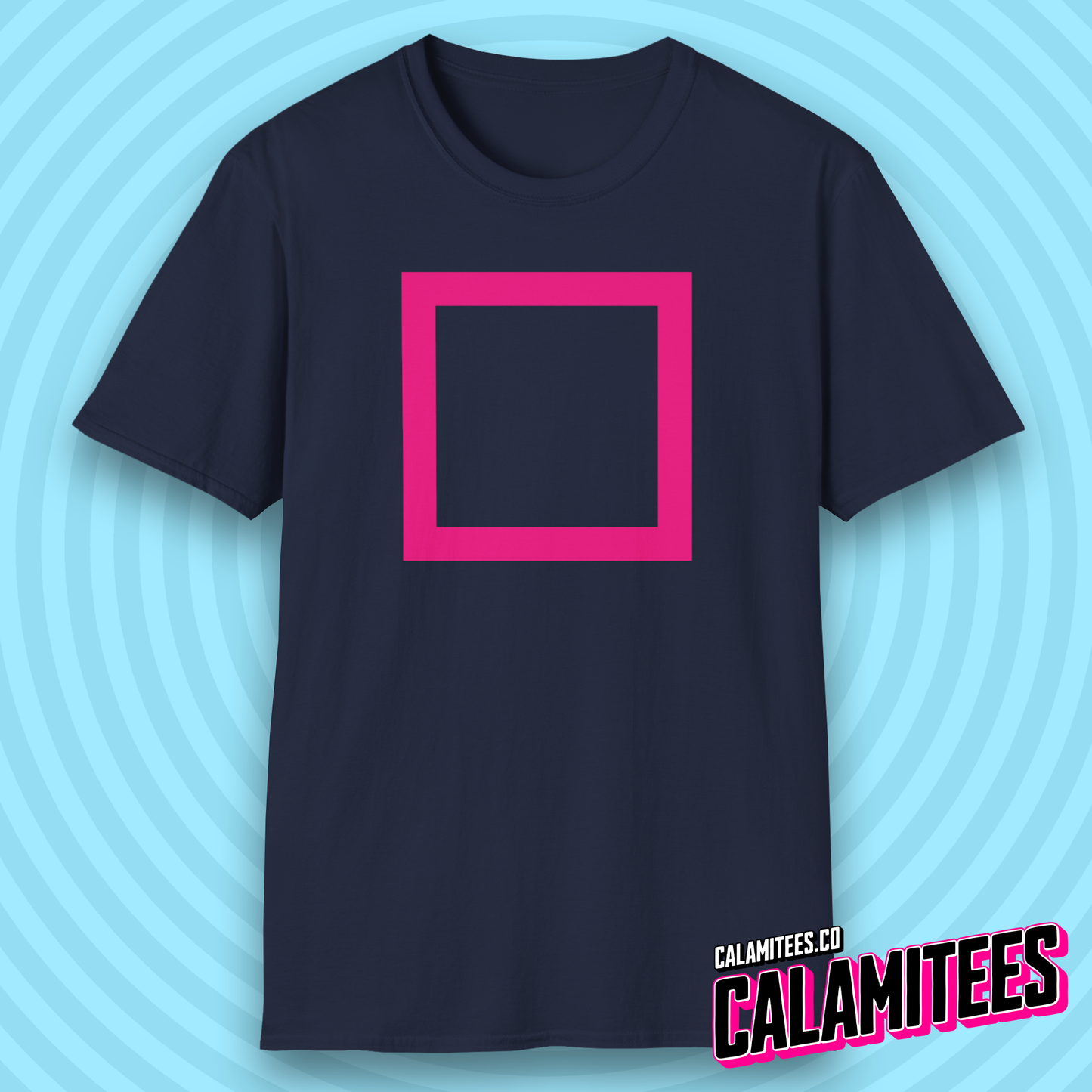 Square Manager Masked Staff Squid Game Shape Fan T-Shirt