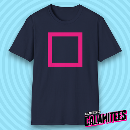 Square Manager Masked Staff Squid Game Shape Fan T-Shirt