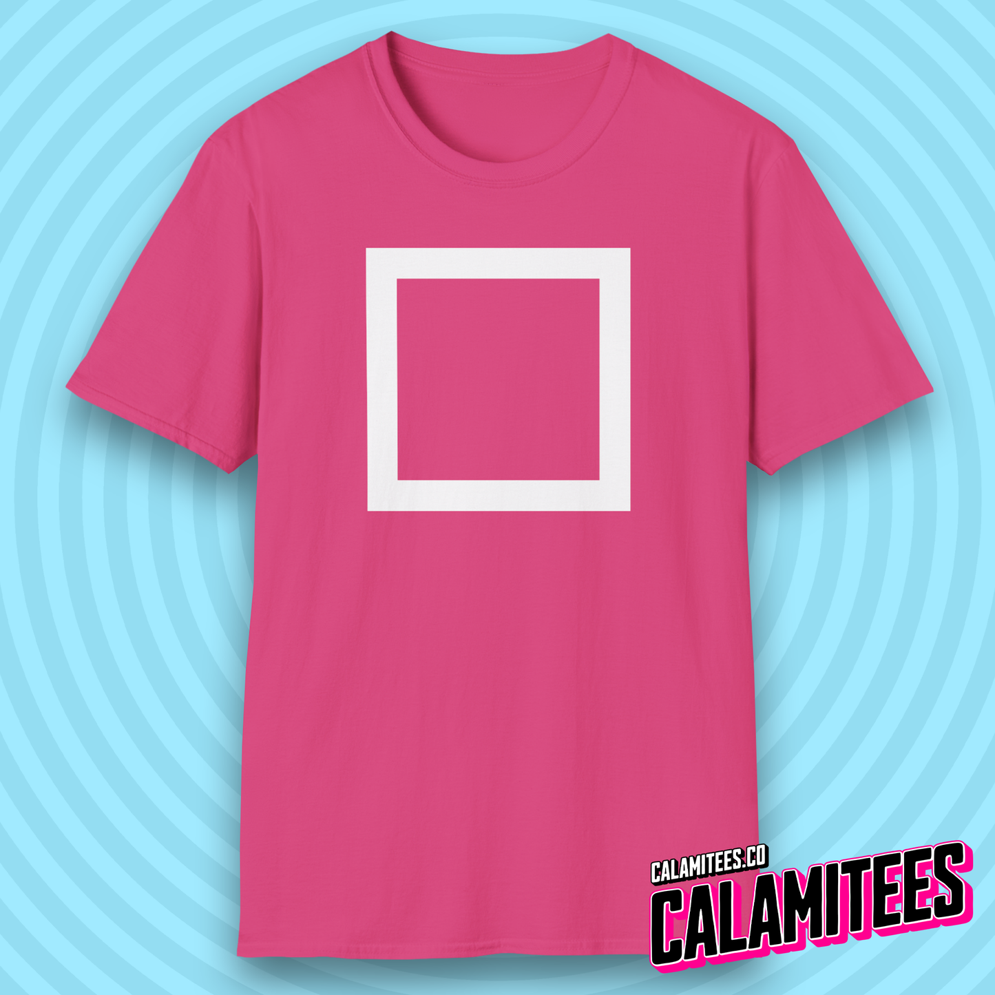 Square Manager Masked Staff Squid Game Shape Fan T-Shirt