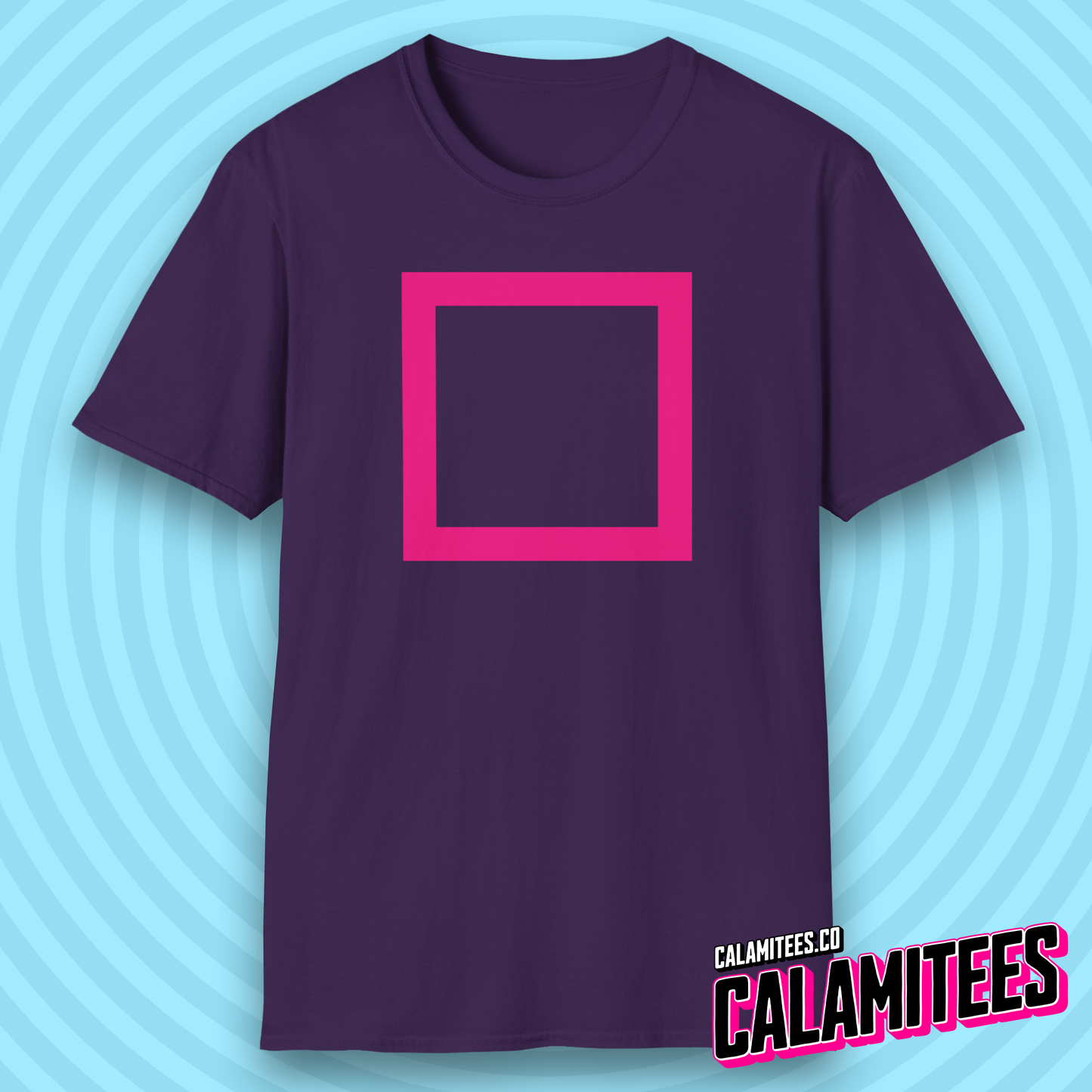 Square Manager Masked Staff Squid Game Shape Fan T-Shirt