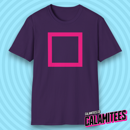Square Manager Masked Staff Squid Game Shape Fan T-Shirt