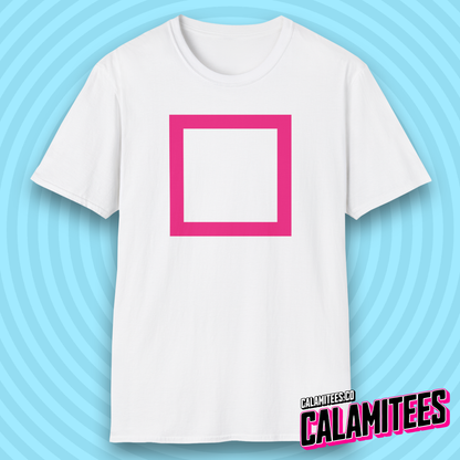 Square Manager Masked Staff Squid Game Shape Fan T-Shirt