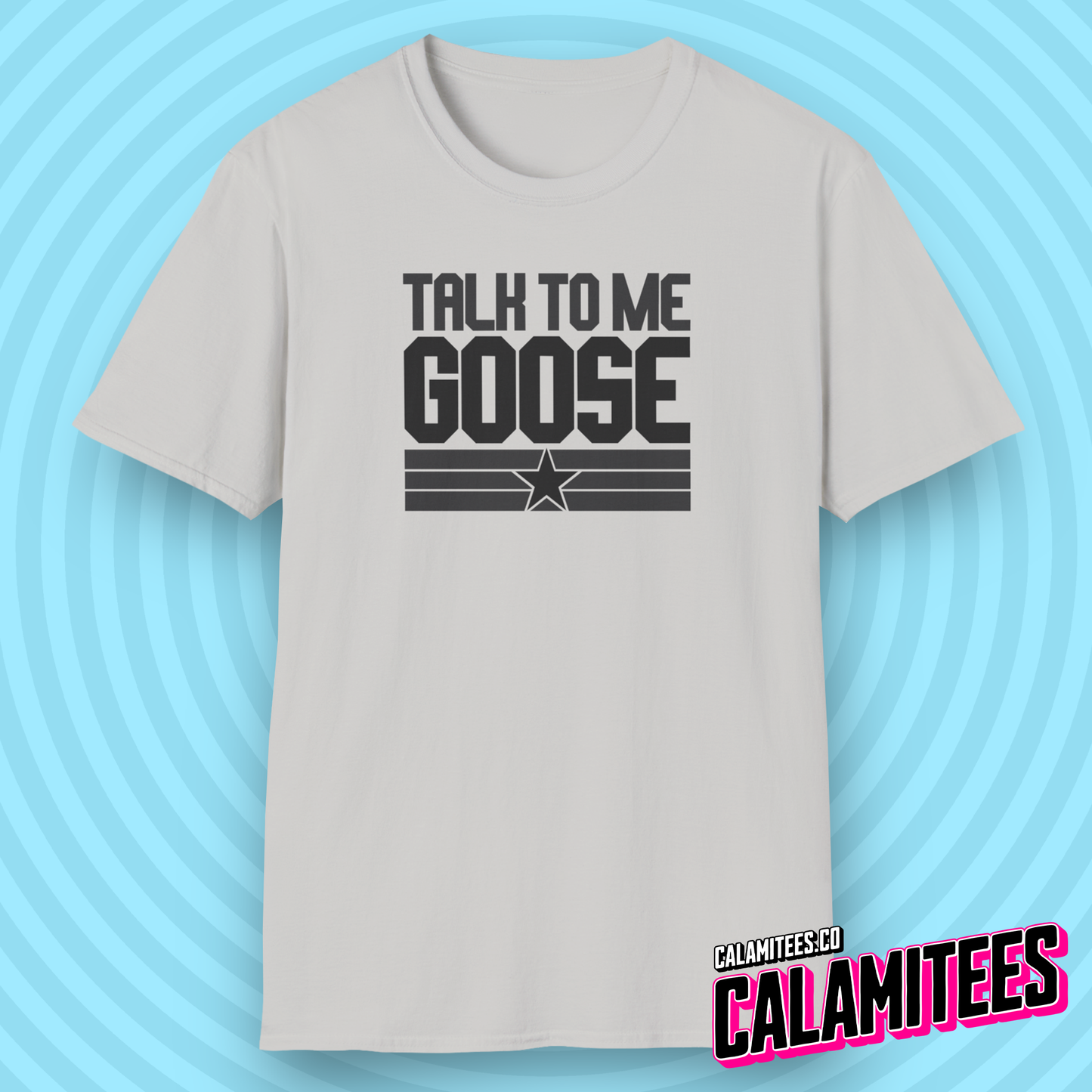 Talk To Me Goose Classic Top Gun Movie Quote Inspired Graphic Tee Pop Culture T-Shirt