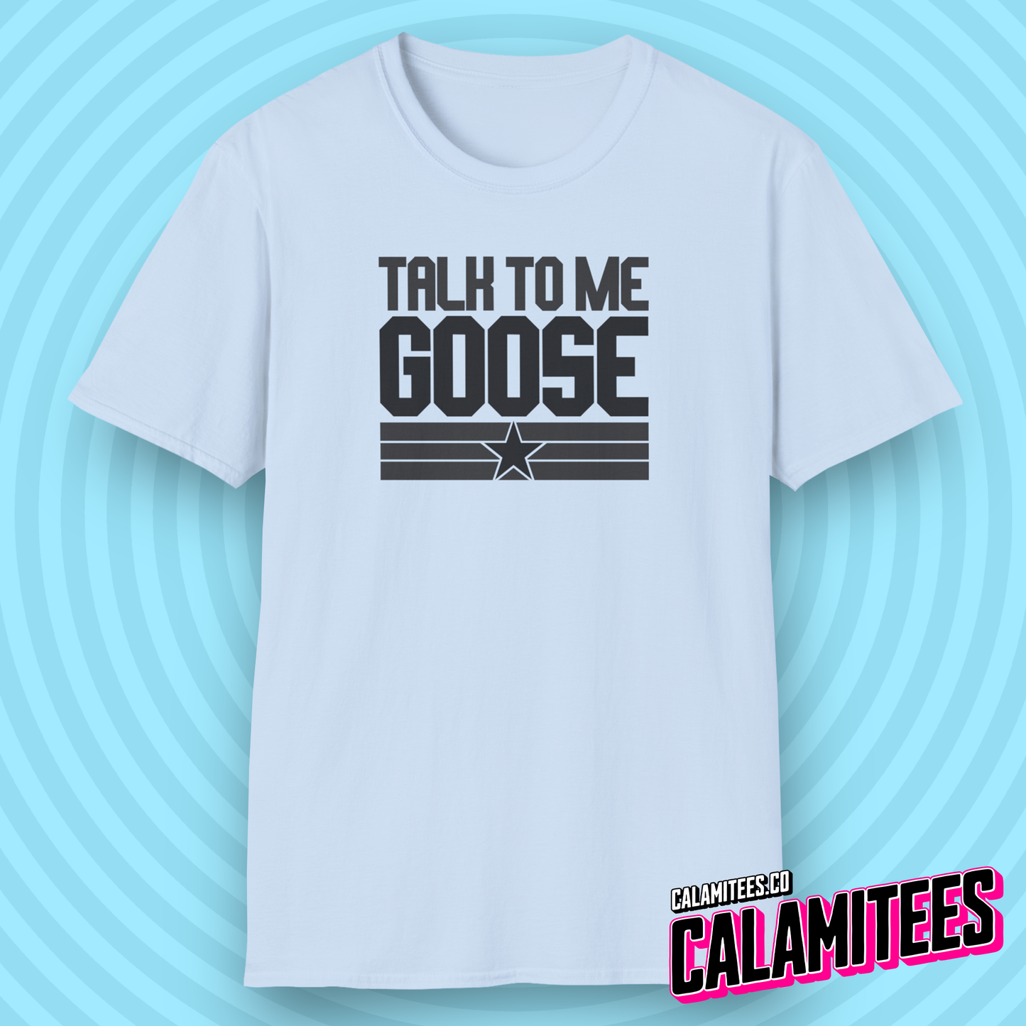 Talk To Me Goose Classic Top Gun Movie Quote Inspired Graphic Tee Pop Culture T-Shirt