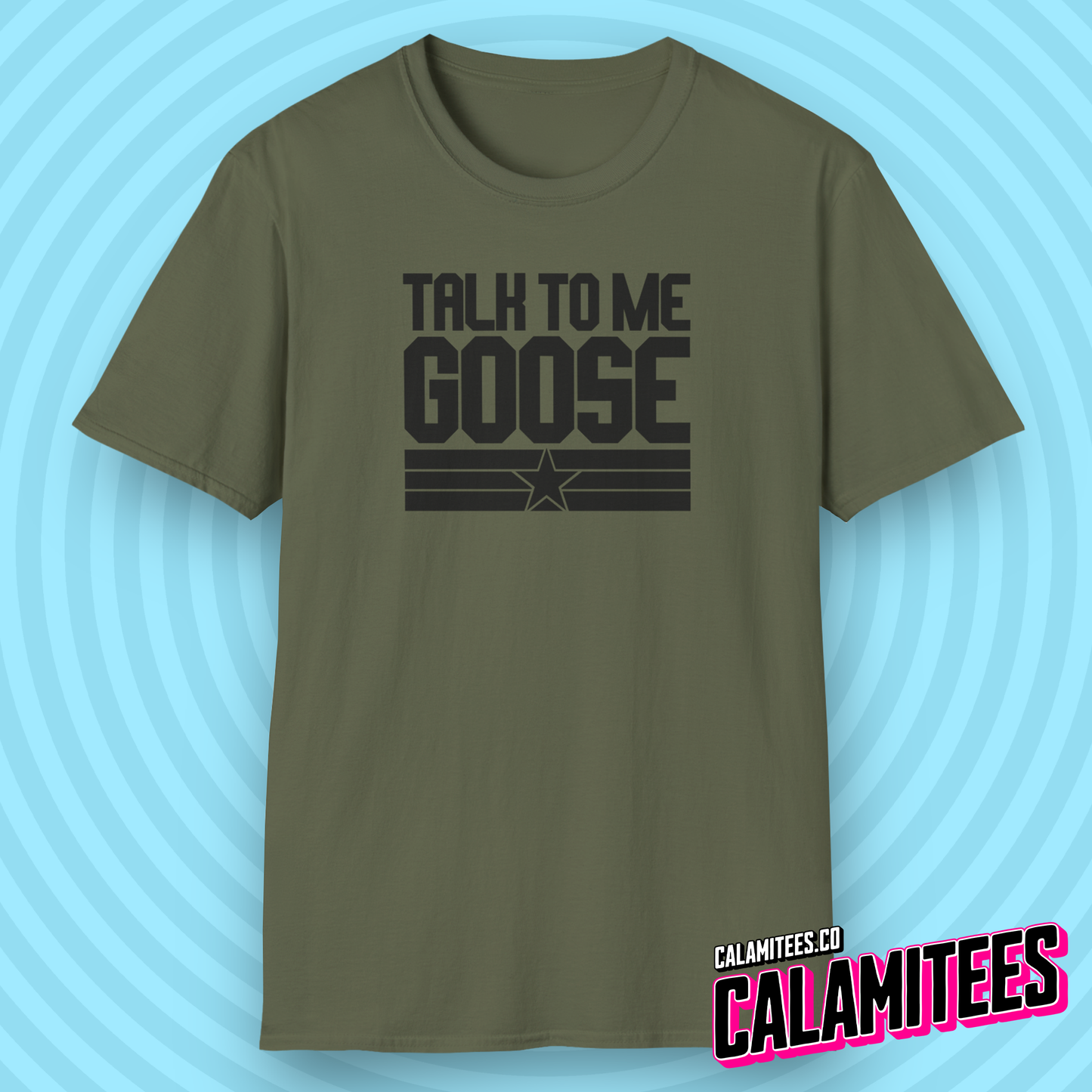 Talk To Me Goose Classic Top Gun Movie Quote Inspired Graphic Tee Pop Culture T-Shirt