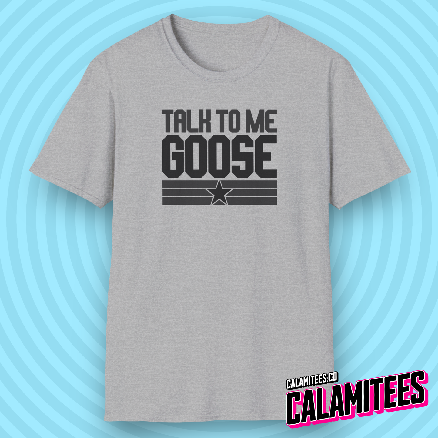 Talk To Me Goose Classic Top Gun Movie Quote Inspired Graphic Tee Pop Culture T-Shirt