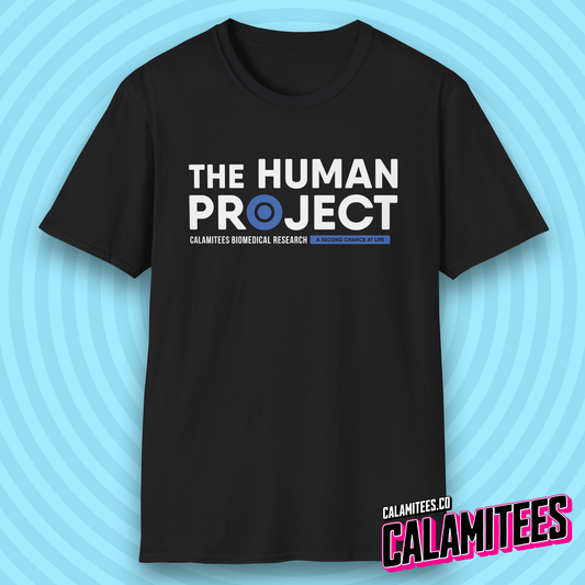 The Human Project Calamitees Biomedical Research Logo T-Shirt