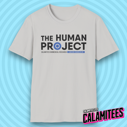 The Human Project Calamitees Biomedical Research Logo T-Shirt