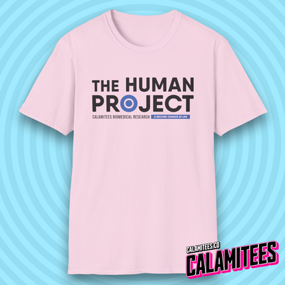 The Human Project Calamitees Biomedical Research Logo T-Shirt